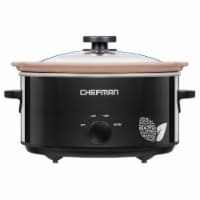 Chefman Natural Slow Cooker - Black