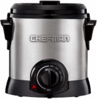 Chefman Fry Guy Deep Fryer - Silver/Black
