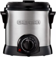 Chefman Fry Guy Deep Fryer - Silver/Black