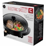 Chefman Round Electric Skillet - Black