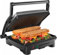 Chefman Electric Stainless Steel 180 Panini Press - Black