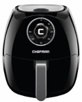 Chefman Flat Basket Air Fryer - Black
