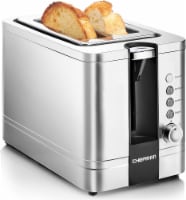 Chefman Stainless Steel 2-Slice Pop-Up Toaster