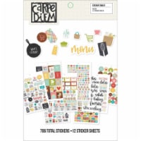 Carpe Diem Recipe A5 Stickers 12/Pkg-