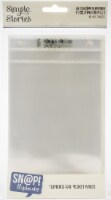 Simple Stories Sn@p! Pocket Pages For 4 X6  Flipbooks 10/Pkg-(1) 4 X6  Pocket