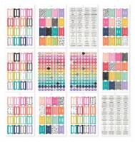 Carpe Diem A5 Planner Sticker Tablet-Tabs/Labels/Reinforcers, 522/Pkg