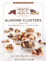 Creative Snacks Co. Almond Clusters with Cranberries & Cacao Nibs Perspective: Main