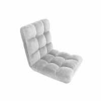 Luxury Bedding FRC2743-US Urban  Microfiber Modern Contemporary Armless Quilted Grey Recliner