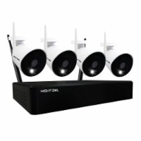 Night Owl WNIP24L1 10 Channel 1080p Smart Security System with 1TB Hard Drive and 4 1080p