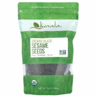 Kevala Organic Black Sesame Seeds Raw Unhulled - 16 oz (454 g)