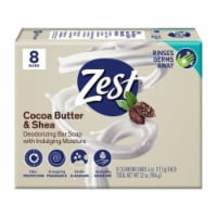 Zest Creamy Indulgence Ultra Moisturizing Bar Soap with Cocoa Butter & Shea