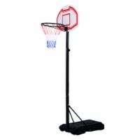 Adjustable Outdoor Basketball Hoop Stand Junior Game Sports Portable Wheels