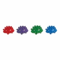 Chompers PlR25M Assorted Colors Tail Waggers Rubber Hedgehog Squeakers Dog Toy