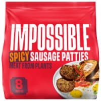 Impossible™ Plant-Based Frozen Spicy Sausage Patties Perspective: Main