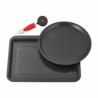 BALLARINI Cookin'Italy by HENCKELS Pizza Pan Set with Pizza Cutter, Non-Stick, Made in Italy