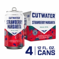 Cutwater Spirits Gluten Free Tequila Strawberry Margarita Premixed Canned Cocktail