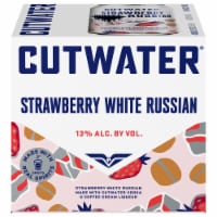 Cutwater® Strawberry White Russian Cocktail Cans Perspective: Main
