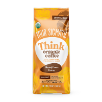 Four Sigmatic® Think Organic Coffee with Lion's Mane Mushroom & Yacon Dark Roast Coffee Beans Perspective: Main