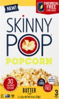 SkinnyPop Butter Flavor Microwavable Popcorn Bags 3 Count