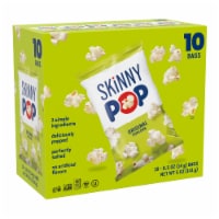 SkinnyPop Gluten-Free Original Popcorn, 0.5 oz Snack-Size Bags, 10 Count Perspective: Main