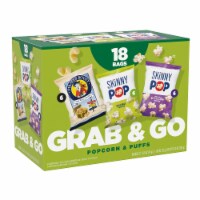 SkinnyPop Popcorn and Pirate's Booty, Popcorn & Puffs Variety Pack, Snack Sized Bags, Perspective: Main