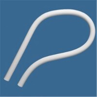 Saftron P-329-W Ring and Pretzel Rail Core Mount- White