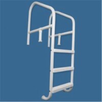 Saftron CBL-330-5S-B Commercial In-ground 5 Step- Cross Braced Ladder 30 x 91 in. Beige