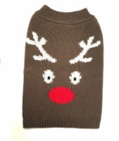 Midlee Reindeer Face Dog Sweater (XX-Large)