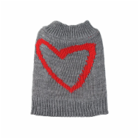 Midlee X-Small Red Heart Dog Sweater fits 8  Back Length