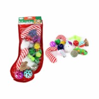 Midlee Christmas Stocking Cat Toy Gift Set (14 Toys)
