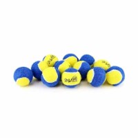 Midlee X-Small Dog Tennis Balls 1.5 Pack of 12 (Blue/Yellow