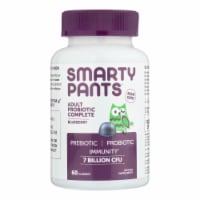 SmartyPants Adult Probiotic and Prebiotic Immunity Formula Blueberry Gummies