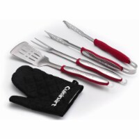 Cuisinart Grilling Tool Set - Silver/Red