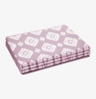 Oak and Reed Origami Foldable Travel Yoga Mat, Mauve Ikat
