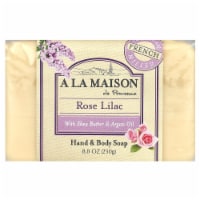 A La Maison de Provence Hand & Body Bar Soap Rose Lilac - 8.8 oz (250 g) Perspective: Main
