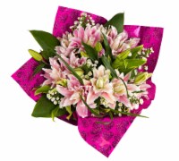 Valentine’s Roselily Double Bouquet Perspective: Main