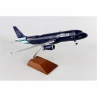 Skymarks Supreme SKR8367 Jetblue A320 1-100 NYPD with Wood Stand & Gear Model Airplane