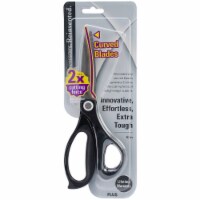 Plus All-Purpose Curved Blade Scissors 8 -Black