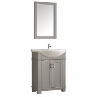 Fresca Hartford 30  Gray Traditional Bathroom Vanity
