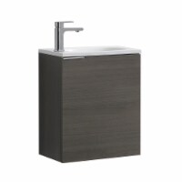 Fresca Valencia 20  Gray Oak Wall Hung Modern Bathroom Vanity