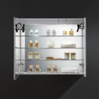 Fresca Tiempo 36  Wide X 30  Tall Bathroom Medicine Cabinet W/ Led Lighting & Defogger