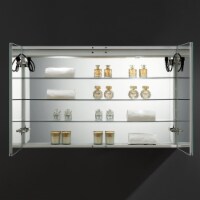 Fresca Spazio 48  Wide X 30  Tall Bathroom Medicine Cabinet W/ Led Lighting & Defogger