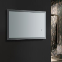 Fresca Angelo 24  Wide x 36  Tall Bathroom Mirror w/ Halo Style LED Lighting and Defogger
