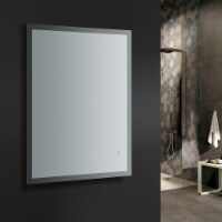 Fresca Angelo 48  Wide x 36  Tall Bathroom Mirror w/ Halo Style LED Lighting and Defogger