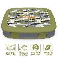Bentgo Kids Durable & Leak Proof Camouflage Children's Lunch Box - Green