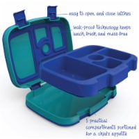 Bentgo Kids Durable & Leak Proof Shark Children's Lunch Box - Blue Perspective: Main