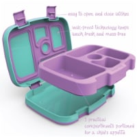 Bentgo Kids Durable & Leak Proof Mermaid Scales Children's Lunch Box - Aqua