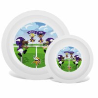 Minnesota Vikings Plate & Bowl Set
