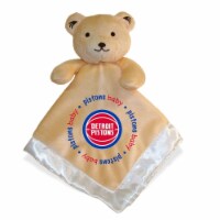 BabyFanatic Tan Security Bear - NBA Detroit Pistons - Officially Licensed Snuggle Buddy