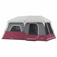 CORE Instant Cabin 14 x 9 Foot 9 Person Cabin Tent with 60 Second Assembly, Red